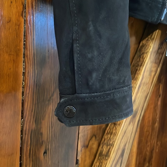 Gorgeous suede, Ted Baker bomber jacket size 2 - Picture 5 of 7